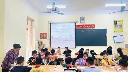 Trường Tiểu học Ngọc Thanh tổ chức cho HS trải nghiệm “ Làm bánh trôi, bánh chay” nhân ngày Tết Hàn thực